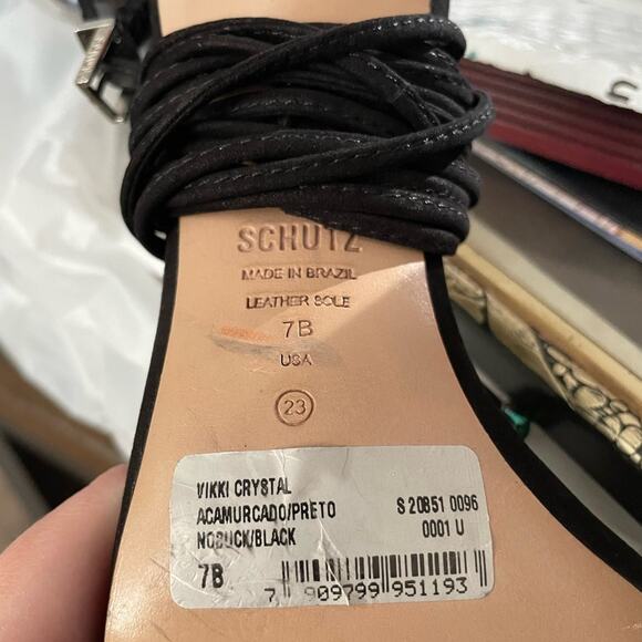 SCHUTZ rainbow sandal heels - Picture 7 of 12